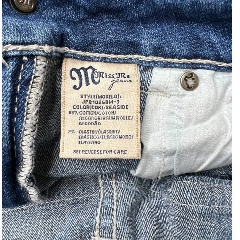 Miss Me Boyfriend Bermuda JPB1026BM-3 Size 28 - Picture 6 of 7